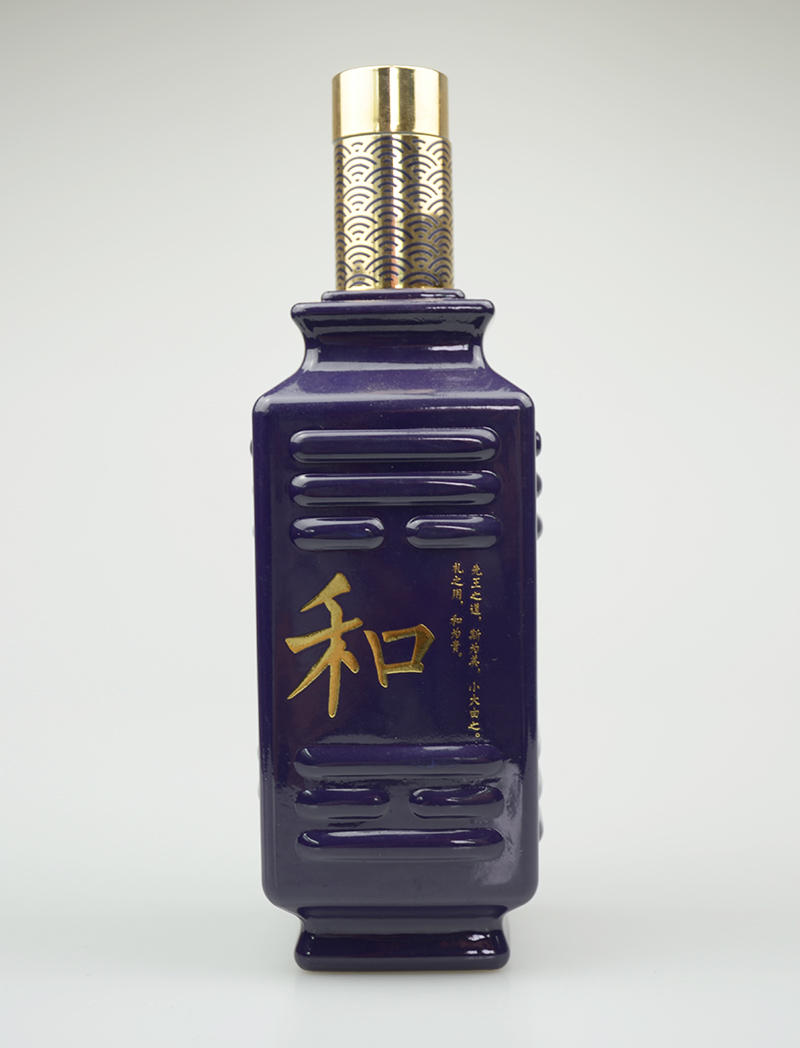 四川喷釉玻璃酒瓶